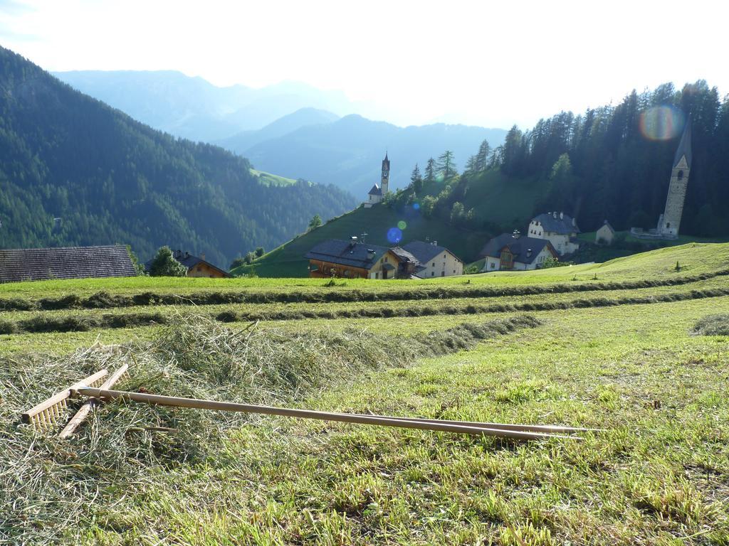 Ciasa Raut Appartement La Valle Buitenkant foto